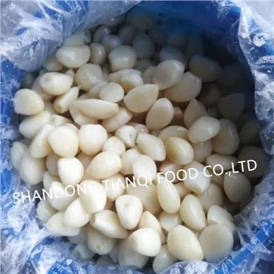 ড্রামে ব্রিনে নতুন ফসল সংরক্ষিত রসুন